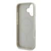 Guess GUHMP16SPGPYSH iPhone 16 6.1 biały/white hardcase Peony Script Logo MagSafe